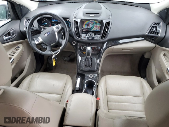 2015 Ford Escape Titanium with VIN 1FMCU9J92FUA23604, listed as a Copart auction lot 45985205 with 158,853 mi miles and Salvage Title. Bid and sale history available at carsss.com. Image 8.