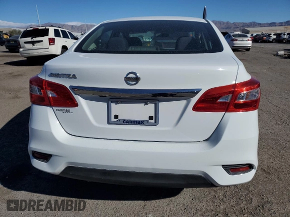 2018 Nissan Sentra S with VIN 3N1AB7APXJY258796, listed as a Copart auction lot 49666615 with 107,465 mi miles and Salvage Title. Bid and sale history available at DreamBid. Image 6.