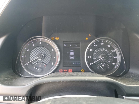 2020 Hyundai Elantra SE with VIN KMHD74LF7LU939644, listed as a Copart auction lot 49001895 with 91,528 mi miles and Salvage Title. Bid and sale history available at carsss.com. Image 9.