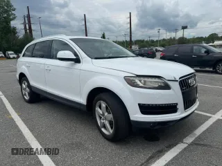 2012 Audi Q7 Premium Plus z VIN WA1LGAFE1CD001599, wystawiony jako Copart lot #59334605 z przebiegiem 150 425 mil mil oraz Czysty tytuł • Clean title. Historia ofert i sprzedaży dostępna na DreamBid. Obrazek 1.