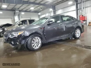 2018 Kia Optima S with VIN 5XXGT4L34JG243894, listed as a Copart auction lot 46750955 with 64,212 mi miles and Salvage Title. Bid and sale history available at carsss.com. Image 1.
