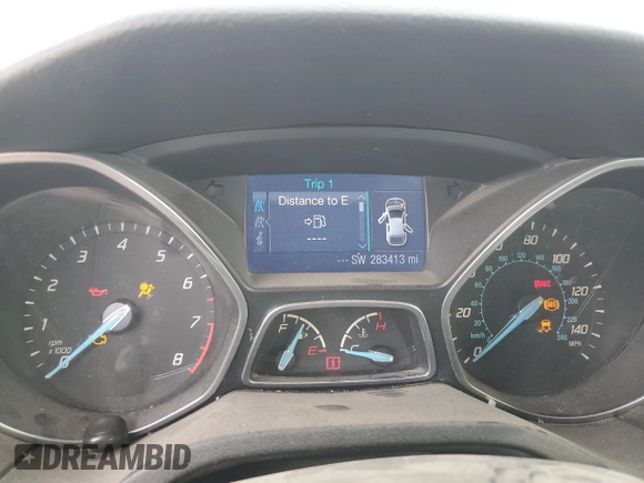 2013 Ford Focus SE with VIN 1FADP3K27DL116805, listed as a Copart auction lot 47143705 with 283,413 mi miles and Salvage Title. Bid and sale history available at carsss.com. Image 9.