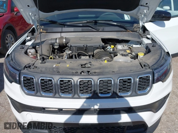 2024 Jeep Compass Latitude with VIN 3C4NJDBN1RT109571, listed as a IAAI auction lot 42014458 with 23,419 mi miles. Bid and sale history available at carsss.com. Image 10.