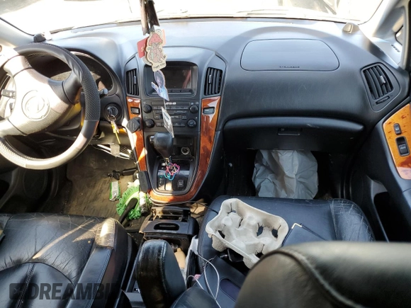 2001 Lexus RX 300 with VIN JTJHF10U110206873, listed as a Copart auction lot 53180474 with 0 mi miles and Salvage Title. Bid and sale history available at carsss.com. Image 8.