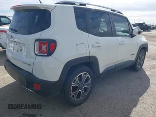 2016 Jeep Renegade Limited with VIN ZACCJADT6GPC88812, listed as a IAAI auction lot 41409614 with 99,243 mi miles and . Bid and sale history available at DreamBid. Image 4.