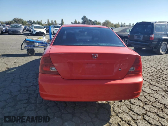 2003 Honda Civic LX with VIN 1HGEM21513L052399, listed as a Copart auction lot 77002124 with 158,029 mi miles and Salvage Title. Bid and sale history available at DreamBid. Image 6.