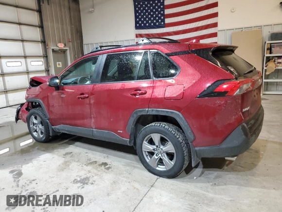 2023 Toyota RAV4 Hybrid XLE with VIN 4T3RWRFV2PU098239, listed as a Copart auction lot 88738295 with 13,987 mi miles and Salvage Title. Bid and sale history available at carsss.com. Image 2.