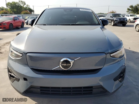 2023 Volvo C40 Recharge Pure Electric Ultimate with VIN YV4ED3GM2P2026762, listed as a Copart auction lot 63048654 with 9,875 mi miles and Salvage Title. Bid and sale history available at carsss.com. Image 5.