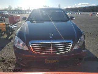 2007 Mercedes-Benz S-Class 5.5L V8 with VIN WDDNG71XX7A060917, listed as a Copart auction lot 46530535 with 147,902 mi miles and Salvage Title. Bid and sale history available at carsss.com. Image 5.