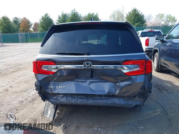2018 Honda Odyssey EX-L with VIN 5FNRL6H77JB101803, listed as a IAAI auction lot 41927622 with 147,587 mi miles. Bid and sale history available at carsss.com. Image 16.
