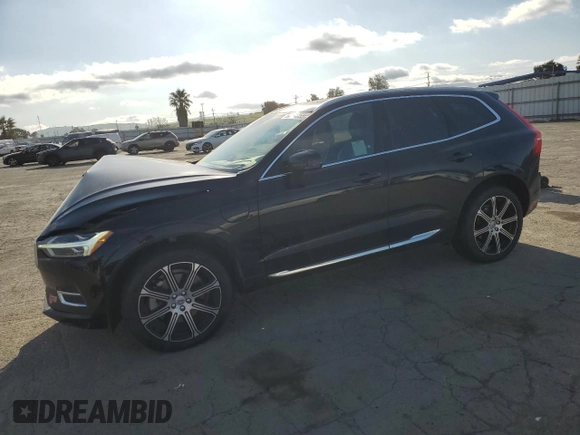 2018 Volvo XC60 Inscription with VIN LYVBR0DL0JB101983, listed as a Copart auction lot 50584055 with 54,814 mi miles and Salvage Title. Bid and sale history available at carsss.com. Image 1.