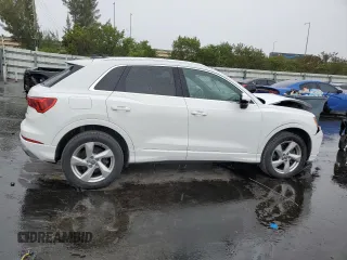 2019 Audi Q3 Premium with VIN WA1AECF32K1073242, listed as a Copart auction lot 46580165 with 65,212 mi miles and Non Repairable. Bid and sale history available at carsss.com. Image 3.