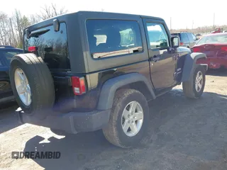 2014 Jeep Wrangler Sport with VIN 1C4AJWAG1EL314651, listed as a IAAI auction lot 41881814 with 222,483 mi miles and . Bid and sale history available at carsss.com. Image 4.