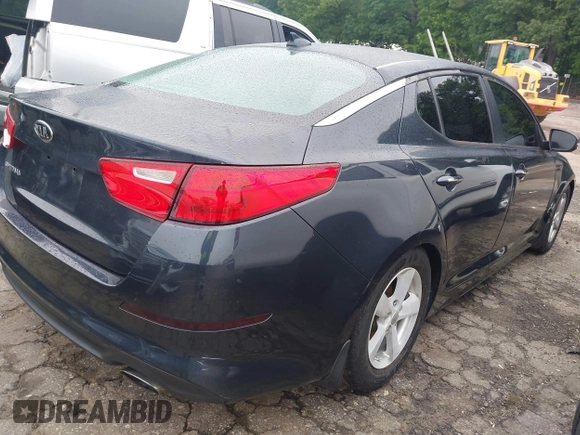 2015 Kia Optima LX with VIN 5XXGM4A70FG486256, listed as a IAAI auction lot 42211318 with 141,515 mi miles and . Bid and sale history available at DreamBid. Image 4.