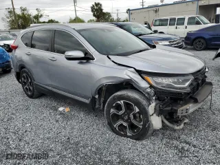2019 Honda CR-V Touring with VIN 7FARW1H9XKE001289, listed as a Copart auction lot 48037345 with 29,690 mi miles and Salvage Title. Bid and sale history available at carsss.com. Image 4.