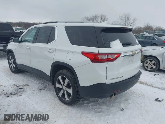 2018 Chevrolet Traverse LT Leather with VIN 1GNEVHKW8JJ134412, listed as a IAAI auction lot 41268358 with 62,616 mi miles. Bid and sale history available at carsss.com. Image 3.