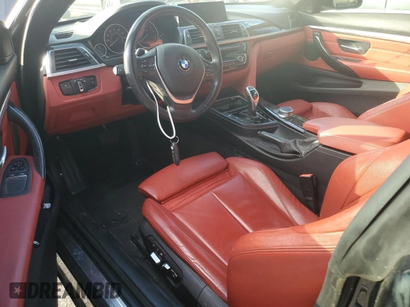 2018 BMW 4 Series 430i with VIN WBA4W3C51JAB87446, listed as a Copart auction lot 85241814 with 153,525 mi miles and Salvage Title. Bid and sale history available at DreamBid. Image 8.