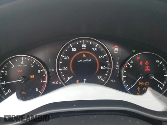 2024 Mazda 3 S Preferred with VIN JM1BPALM9R1716637, listed as a Copart auction lot 58008425 with 9,627 mi miles and Salvage title. Bid and sale history available at DreamBid. Image 9.