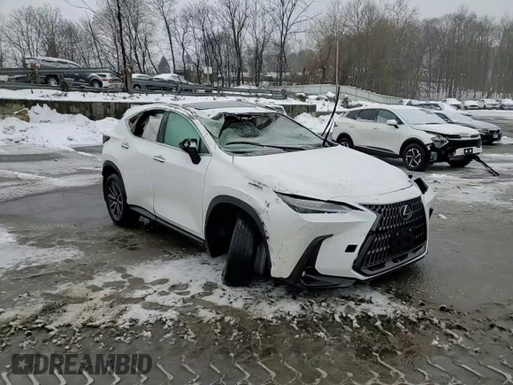 2025 Lexus NX 350 z VIN 2T2AGCEZ7SC061570, wystawiony jako Copart lot #43839055 z przebiegiem Nie podano mil oraz Szkoda całkowita • Salvage title. Historia ofert i sprzedaży dostępna na DreamBid. Obrazek 10.