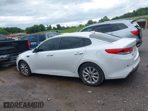 2018 Kia Optima S with VIN 5XXGT4L36JG265878, listed as a IAAI auction lot 42302801 with 101,927 mi miles and . Bid and sale history available at DreamBid. Image 15.