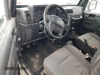 2006 Jeep Wrangler SE with VIN 1J4FA29176P755459, listed as a Copart auction lot 43160845 with 204,867 mi miles and Salvage Title. Bid and sale history available at carsss.com. Image 8.