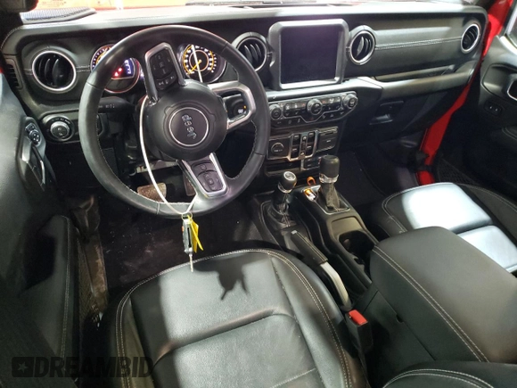 2022 Jeep Gladiator Overland z VIN 1C6HJTFG4NL153418, wystawiony jako Copart lot #46349715 z przebiegiem 25 706 mil mil oraz Szkoda całkowita • Salvage title. Historia ofert i sprzedaży dostępna na DreamBid. Obrazek 8.