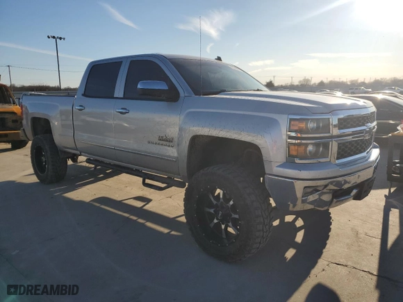 2014 Chevrolet Silverado 1500 LTZ with VIN 3GCUKSEC2EG110836, listed as a Copart auction lot 88346015 with 167,851 mi miles and Salvage Title. Bid and sale history available at carsss.com. Image 4.
