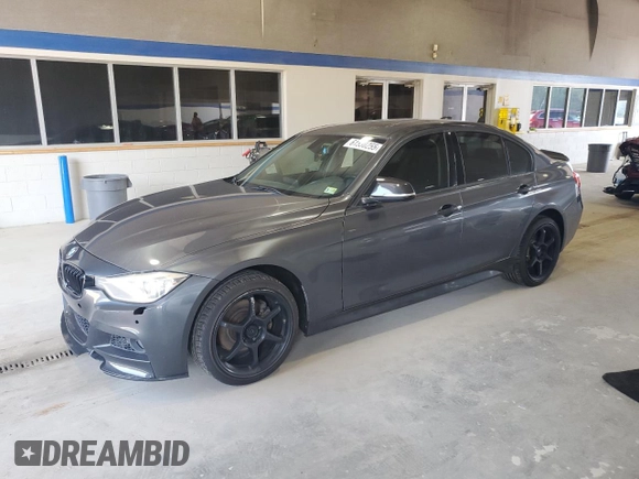 2014 BMW 3 Series 328d xDrive with VIN WBA3D5C55EF147471, listed as a Copart auction lot 61530255 with 222,053 mi miles and Salvage title. Bid and sale history available at DreamBid. Image 1.