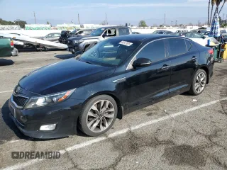 2015 Kia Optima SX Turbo with VIN 5XXGR4A6XFG458702, listed as a Copart auction lot 89247085 with Not provided miles and Salvage title. Bid and sale history available at DreamBid. Image 1.