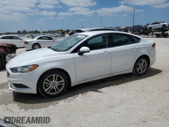 2018 Ford Fusion SE with VIN 3FA6P0HD9JR265486, listed as a Copart auction lot 55090775 with 119,253 mi miles and Clean Title. Bid and sale history available at DreamBid. Image 1.