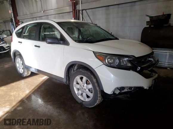 2013 Honda CR-V LX with VIN 5J6RM4H37DL046537, listed as a Copart auction lot 45942795 with 101,016 mi miles and Salvage Title. Bid and sale history available at DreamBid. Image 4.