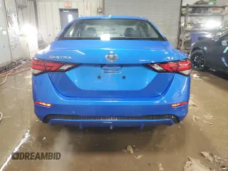 2022 Nissan Sentra SV with VIN 3N1AB8CV0NY301811, listed as a Copart auction lot 49509215 with 38,549 mi miles and Salvage Title. Bid and sale history available at carsss.com. Image 6.