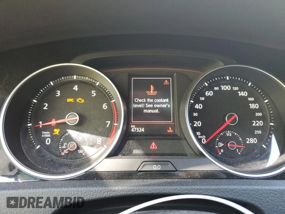 2019 Volkswagen GTI S z VIN 3VW6T7AU6KM012078, wystawiony jako Copart lot #57397505 z przebiegiem 47 324 mil mil oraz Szkoda całkowita • Salvage title. Historia ofert i sprzedaży dostępna na DreamBid. Obrazek 9.