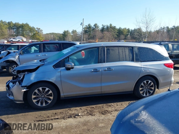 2023 Honda Odyssey EX-L with VIN 5FNRL6H69PB045766, listed as a IAAI auction lot 41819744 with 30,343 mi miles. Bid and sale history available at carsss.com. Image 14.