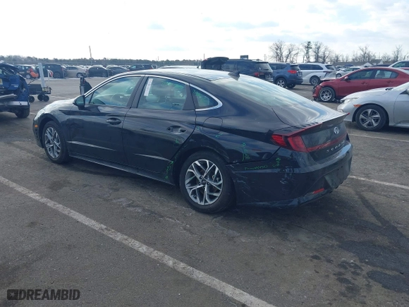 2023 Hyundai Sonata SEL with VIN KMHL64JA1PA275970, listed as a IAAI auction lot 41426974 with 14,690 mi miles. Bid and sale history available at carsss.com. Image 3.