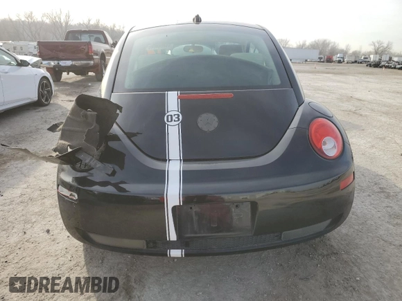 2007 Volkswagen New Beetle Coupe with VIN 3VWEW31CX7M519236, listed as a Copart auction lot 85434464 with 154,806 mi miles and Salvage Title. Bid and sale history available at carsss.com. Image 6.
