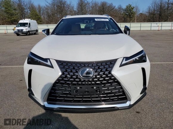 2025 Lexus UX with VIN JTHUCJDH6S2007491, listed as a Copart auction lot 52997175 with 1,042 mi miles and Salvage Title. Bid and sale history available at carsss.com. Image 5.