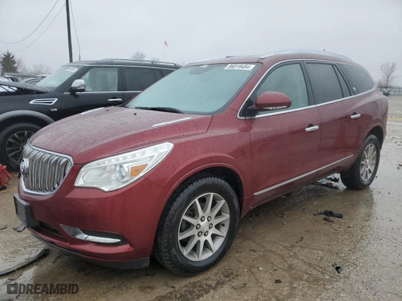 2017 Buick Enclave Convenience with VIN 5GAKRAKD6HJ298825, listed as a Copart auction lot 86819484 with 110,750 mi miles and Salvage Title. Bid and sale history available at carsss.com. Image 1.