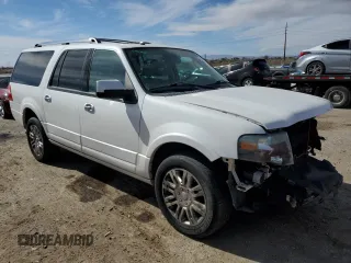 2013 Ford Expedition Max Limited with VIN 1FMJK1K57DEF59451, listed as a Copart auction lot 45117225 with 189,478 mi miles and Salvage title. Bid and sale history available at DreamBid. Image 4.