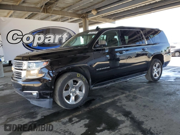 2018 Chevrolet Suburban Premier z VIN 1GNSCJKC7JR126793, wystawiony jako Copart lot #56399825 z przebiegiem 86 225 mil mil oraz Nie do naprawy • Non repairable. Historia ofert i sprzedaży dostępna na DreamBid. Obrazek 1.