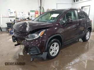2022 Chevrolet Trax LT with VIN KL7CJPSM8NB543754, listed as a IAAI auction lot 41521615 with 41,291 mi miles. Bid and sale history available at carsss.com. Image 17.