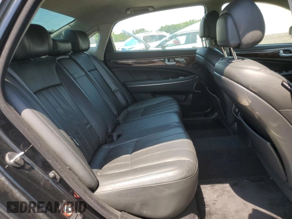 2012 Hyundai Equus Ultimate с VIN KMHGH4JH6CU051482, выставлен на аукционе Copart как лот 61741935 с пробегом 129 109 миль миль и Списание • Salvage title. История ставок и продаж доступна на DreamBid. Изображение 10.