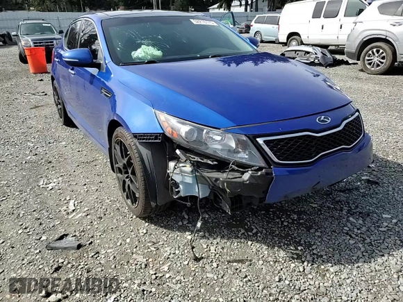 2013 Kia Optima SX with VIN 5XXGR4A65DG153959, listed as a Copart auction lot 52216175 with 112,332 mi miles and Salvage Title. Bid and sale history available at carsss.com. Image 11.