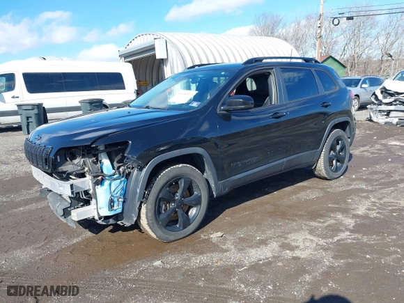 2019 Jeep Cherokee Latitude Plus with VIN 1C4PJMLB2KD291127, listed as a IAAI auction lot 41606517 with 146,986 mi miles. Bid and sale history available at carsss.com. Image 16.