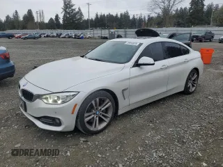 2015 BMW 4 Series 428i with VIN WBA4A5C52FGK15623, listed as a Copart auction lot 49856825 with 144,135 mi miles and Salvage Title. Bid and sale history available at carsss.com. Image 1.