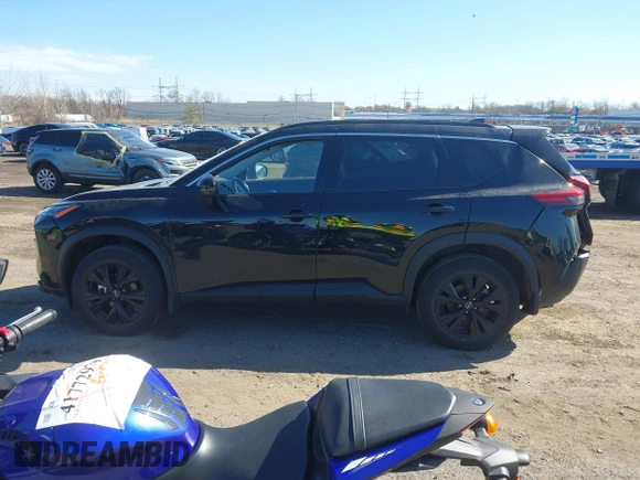 2023 Nissan Rogue SV with VIN JN8BT3BB2PW183588, listed as a IAAI auction lot 41811532 with 20,813 mi miles. Bid and sale history available at carsss.com. Image 14.