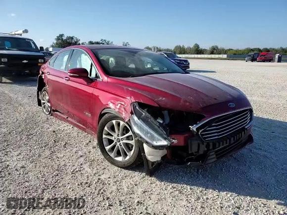 2019 Ford Fusion Hybrid SEL with VIN 3FA6P0MU7KR257491, listed as a Copart auction lot 38746563 with 0 mi miles. Bid and sale history available at carsss.com. Image 11.