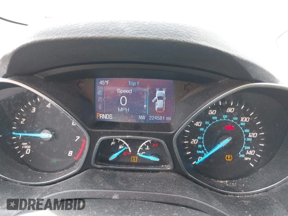 2014 Ford Escape S with VIN 1FMCU0F70EUD50939, listed as a IAAI auction lot 41729814 with 224,581 mi miles. Bid and sale history available at carsss.com. Image 7.