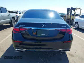 2023 Mercedes-Benz S 500 with VIN W1K6G6DB5PA171535, listed as a IAAI auction lot 41667618 with 17,382 mi miles and . Bid and sale history available at DreamBid. Image 17.