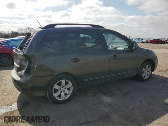 2009 Kia Rondo LX with VIN KNAFG528197275111, listed as a Copart auction lot 48958785 with 168,033 mi miles and Salvage Title. Bid and sale history available at carsss.com. Image 3.
